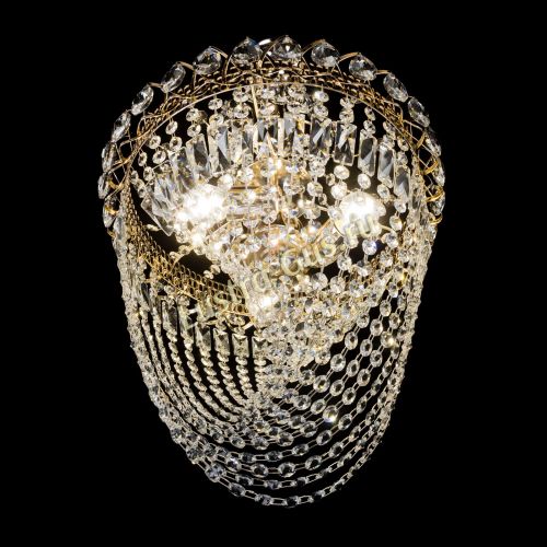 Люстра Астра Водоворот с подвесом в Подольске Гусь Хрустальный