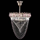 Люстра Астра Водоворот с подвесом №1 розовая в Подольске