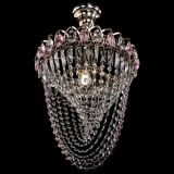 Люстра Астра Водоворот с подвесом №1 розовая в Подольске