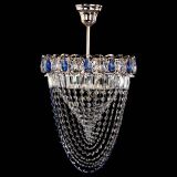 Люстра Астра Водоворот с подвесом №1 синяя в Подольске