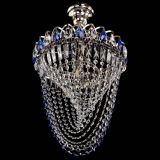 Люстра Астра Водоворот с подвесом №1 синяя в Подольске