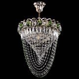 Люстра Астра Водоворот с подвесом №1 зеленая в Подольске