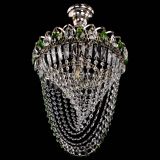 Люстра Астра Водоворот с подвесом №1 зеленая в Подольске