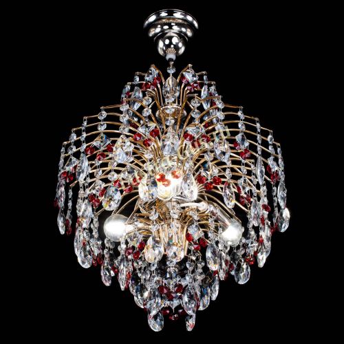 Люстра Брызги шампанского Рябина в Подольске Гусь Хрустальный