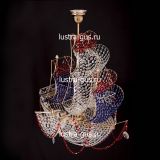 Люстра Черная Жемчужина красная в Подольске Люстра Черная Жемчужина красная в Подольске