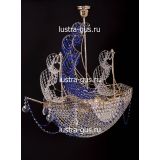 Люстра Черная Жемчужина синяя в Подольске Люстра Черная Жемчужина синяя в Подольске