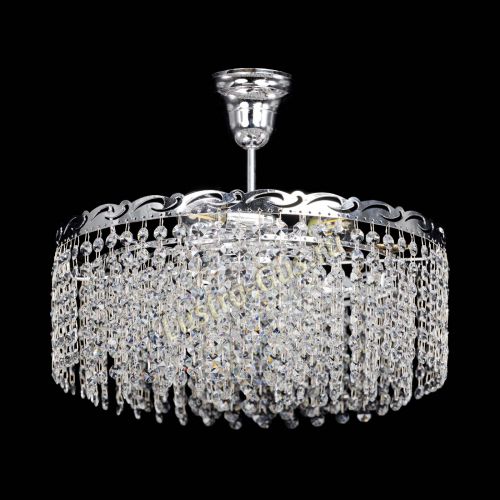 Люстра Диана капель с подвесом в Подольске Гусь Хрустальный