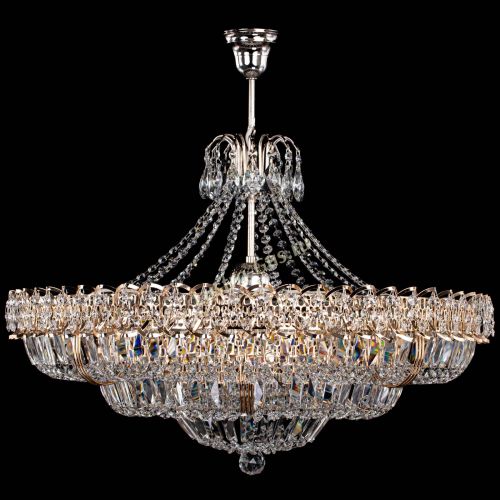 Люстра Двойное кольцо пластинка с подвесом (оптиконы) в Подольске Гусь Хрустальный