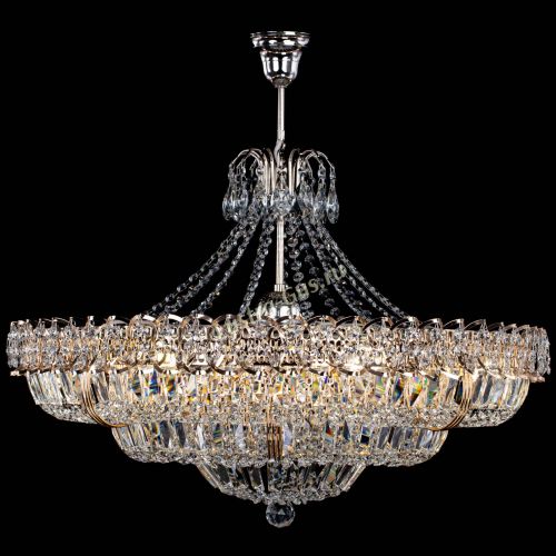 Люстра Двойное кольцо пластинка с подвесом (оптиконы) в Подольске Гусь Хрустальный