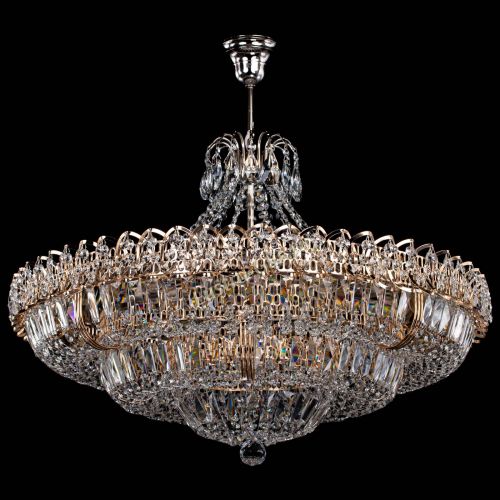 Люстра Двойное кольцо пластинка с подвесом (оптиконы) в Подольске Гусь Хрустальный