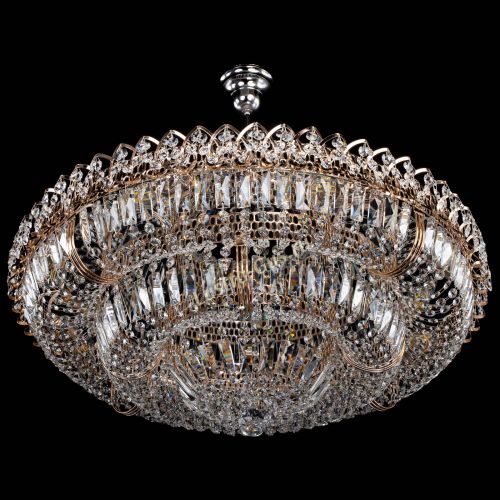 Люстра Двойное кольцо пластинка с подвесом (оптиконы) в Подольске Гусь Хрустальный