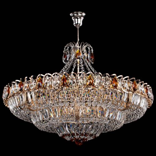 Люстра Двойное кольцо пластинка с подвесом Чайная в Подольске Гусь Хрустальный