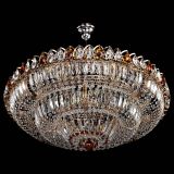 Люстра Двойное кольцо пластинка с подвесом Чайная в Подольске