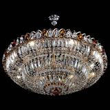 Люстра Двойное кольцо пластинка с подвесом Чайная в Подольске