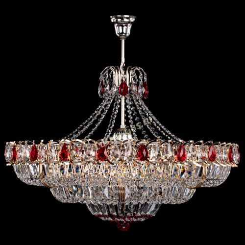 Люстра Двойное кольцо пластинка с подвесом Красная в Подольске Люстра Двойное кольцо пластинка с подвесом Красная в Подольске