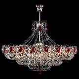 Люстра Двойное кольцо пластинка с подвесом Красная в Подольске Люстра Двойное кольцо пластинка с подвесом Красная в Подольске