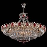 Люстра Двойное кольцо пластинка с подвесом Красная в Подольске Люстра Двойное кольцо пластинка с подвесом Красная в Подольске