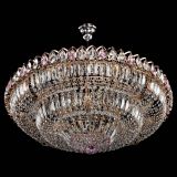 Люстра Двойное кольцо пластинка с подвесом Розовая в Подольске