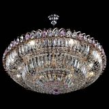 Люстра Двойное кольцо пластинка с подвесом Розовая в Подольске