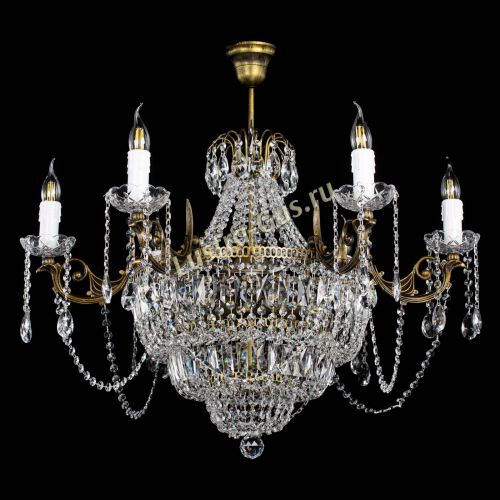 Люстра Элиза №11 под бронзу в Подольске Гусь Хрустальный