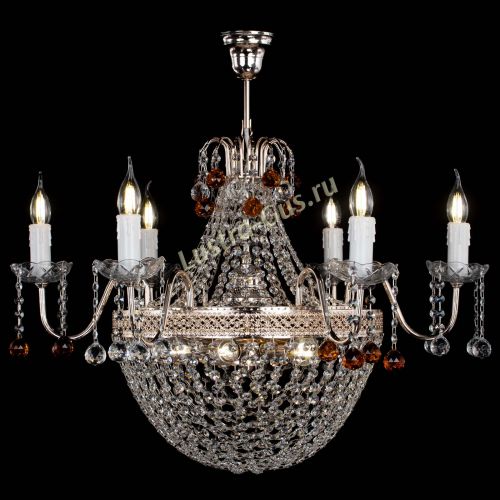 Люстра Елизавета №11 Венеция чайная в Подольске Гусь Хрустальный