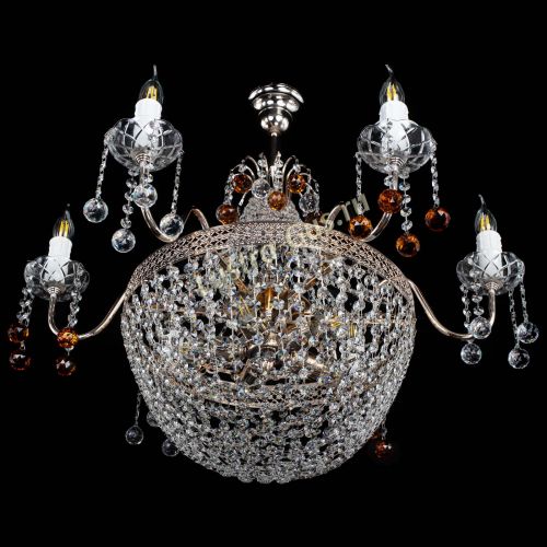 Люстра Елизавета №11 Венеция чайная в Подольске Гусь Хрустальный