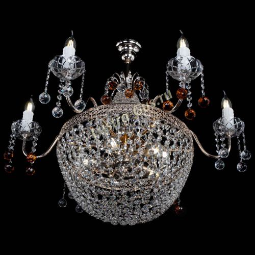 Люстра Елизавета №11 Венеция чайная в Подольске Гусь Хрустальный