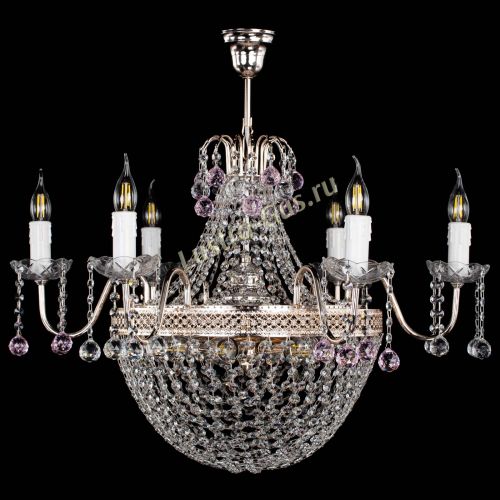 Люстра Елизавета №11 Венеция розовая в Подольске Гусь Хрустальный