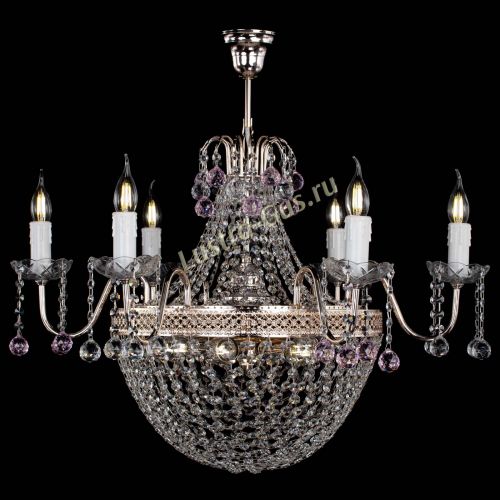 Люстра Елизавета №11 Венеция розовая в Подольске Гусь Хрустальный