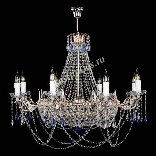 Люстра Елизавета №13 синяя в Подольске Люстра Елизавета №13 синяя в Подольске