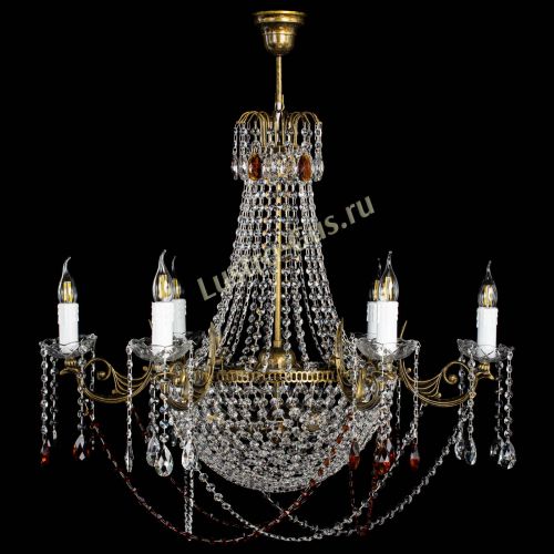 Люстра Елизавета малая №9 под бронзу Чайная в Подольске Гусь Хрустальный