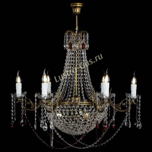 Люстра Елизавета малая №9 под бронзу Чайная в Подольске Гусь Хрустальный