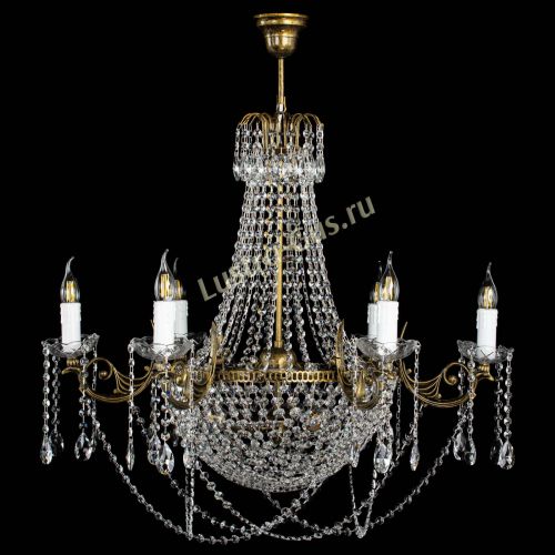 Люстра Елизавета малая №9 под бронзу в Подольске Гусь Хрустальный