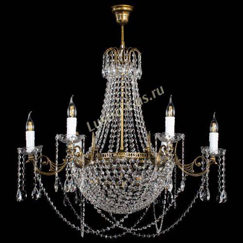 Люстра Елизавета малая №9 под бронзу в Подольске Гусь Хрустальный