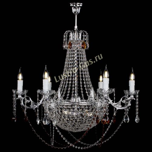 Люстра Елизавета малая №9 чайная в Подольске Гусь Хрустальный