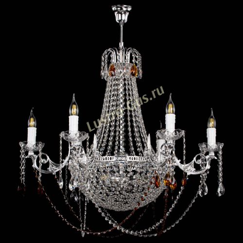 Люстра Елизавета малая №9 чайная в Подольске Гусь Хрустальный