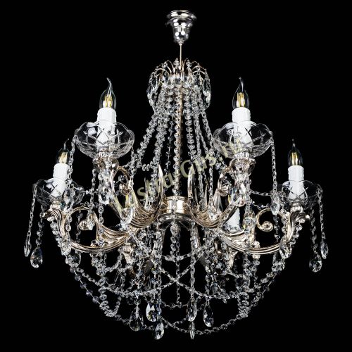 Люстра Елизавета малая (рожки - металл) в Подольске Гусь Хрустальный