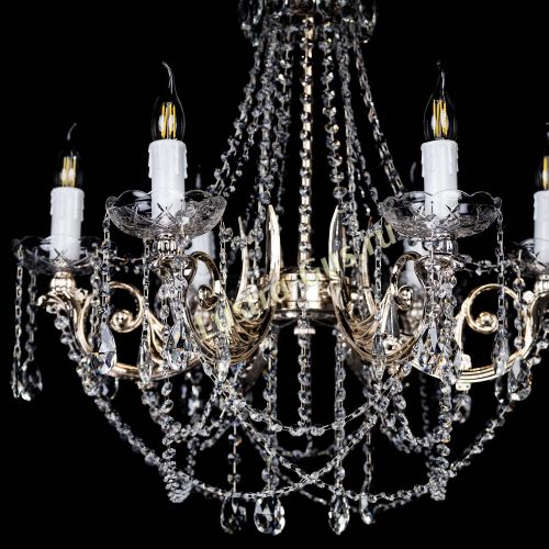 Люстра Елизавета малая (рожки - металл) в Подольске Гусь Хрустальный