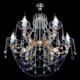 Люстра Елизавета малая Фиолетовая (рожки - металл) в Подольске