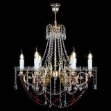 Люстра Елизавета малая Красная (рожки - металл) в Подольске Люстра Елизавета малая Красная (рожки - металл) в Подольске