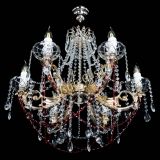 Люстра Елизавета малая Красная (рожки - металл) в Подольске Люстра Елизавета малая Красная (рожки - металл) в Подольске