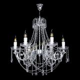 Люстра Елизавета малая в серебре (рожки - металл) в Подольске