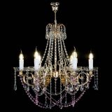 Люстра Елизавета малая Розовая (рожки - металл) в Подольске