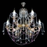 Люстра Елизавета малая Розовая (рожки - металл) в Подольске