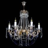 Люстра Елизавета малая Синяя (рожки - металл) в Подольске