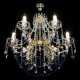 Люстра Елизавета малая Синяя (рожки - металл) в Подольске