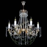 Люстра Елизавета малая Зеленая (рожки - металл) в Подольске