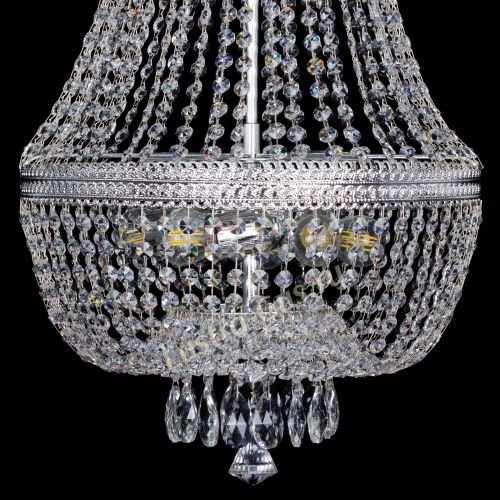 Люстра Флоренция №5 Купол длинный с подвесом в Подольске Гусь Хрустальный