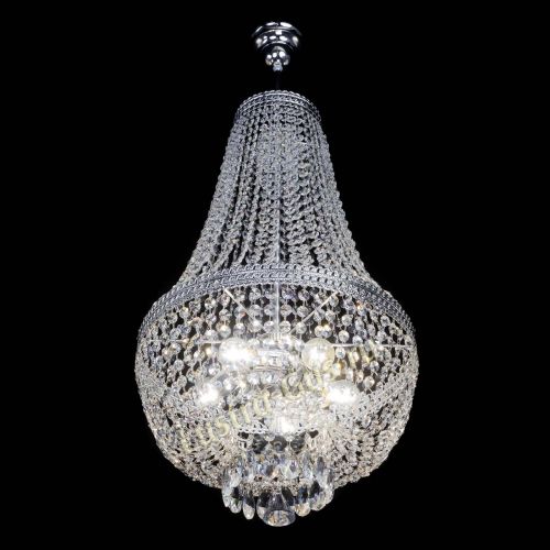 Люстра Флоренция №5 Купол длинный с подвесом в Подольске Гусь Хрустальный