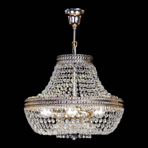 Люстра Флоренция №5 Купол с подвесом в Подольске Гусь Хрустальный